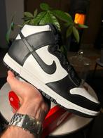 Nike Dunk Retro High Black & White Panda Orange Label 45,5, Neuf, Enlèvement ou Envoi, Nike, Blanc