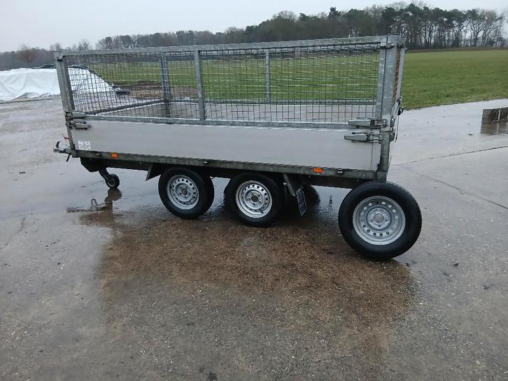 Geremde aanhangwagen met loofrekken, Autos : Divers, Remorques, Utilisé, Enlèvement