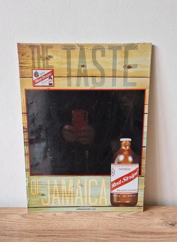 Red Stripe reclamebord — „The Taste of Jamaica” nieuw beschikbaar voor biedingen