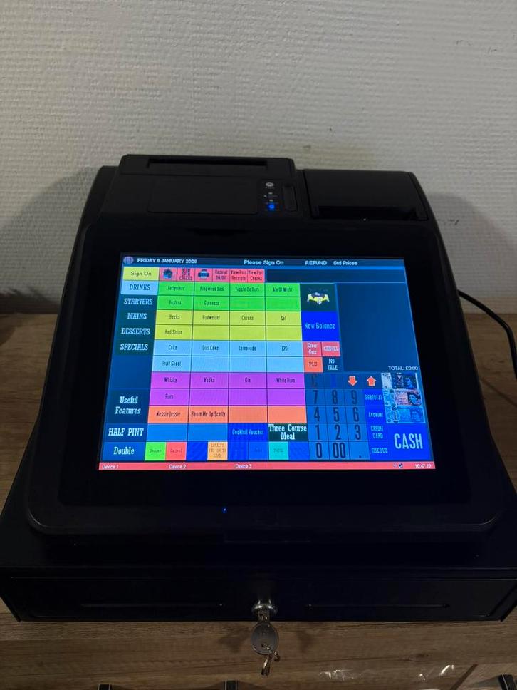 Kassa met volledige aanraking, Zakelijke goederen, Kantoor en Winkelinrichting | Kassa's en Betaalsystemen, Ophalen