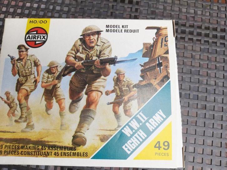 AIRFIX HO/00 WW2 8th Army 49 Pcs. *NIEUW*, Hobby en Vrije tijd, Modelbouw | Figuren en Diorama's, Nieuw, Diorama, 1:50 of kleiner