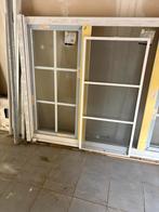 Dubbel opendraaiend raam PVC wit 2050 X 1395 WINSOL, Doe-het-zelf en Bouw, Ophalen, Kunststof, Raamkozijn, Nieuw