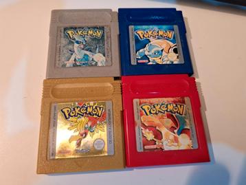 Jeux nintendo gameboy pokemon or rouge bleu argent originale, Enlèvement ou Envoi, Comme neuf