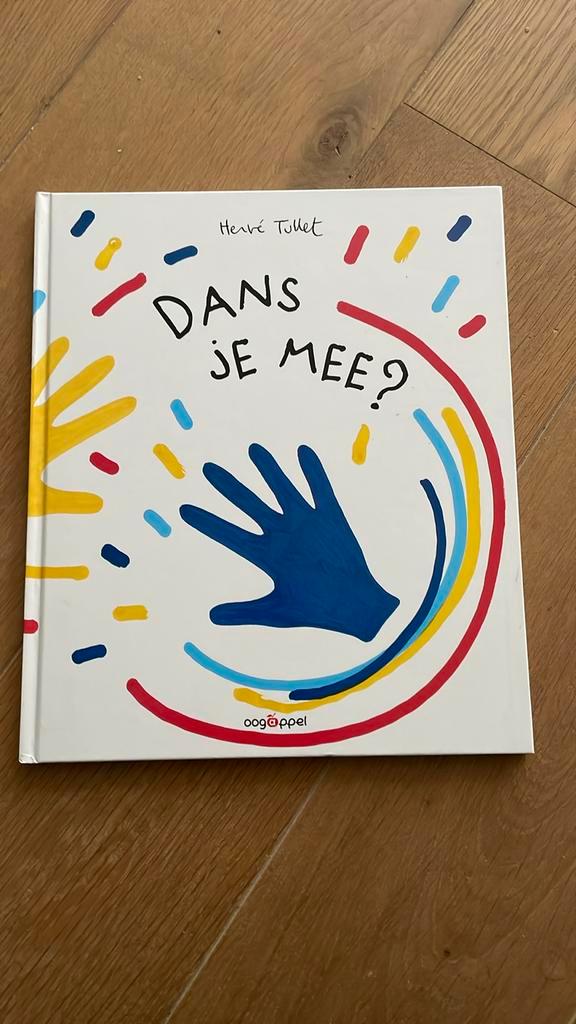 Hervé Tullet - Dans je mee?, Boeken, Kinderboeken | Kleuters, Zo goed als nieuw, Ophalen of Verzenden