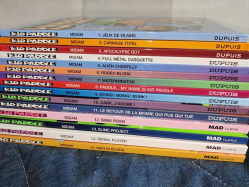 Bande dessinée Kid Paddle Tomes 1 à 15, Boeken, Stripverhalen, Zo goed als nieuw, Complete serie of reeks, Ophalen