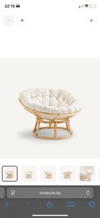 Rotan zetel lounge boho beige NIEUW, Huis en Inrichting, Ophalen, Eenpersoons, Nieuw, Minder dan 150 cm