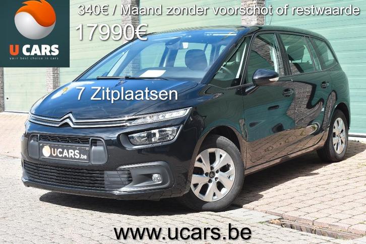 Citroen C4 Grand Spacetour 7 ZITPL. TOT 3 JAAR WAARBORG, Autos, Citroën, Entreprise, Achat, C4, ABS, Caméra de recul, Phares directionnels