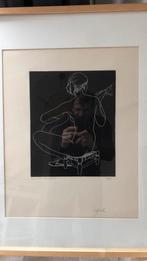 Lithographie Originale Cigale numérotée 3/20, Antiek en Kunst