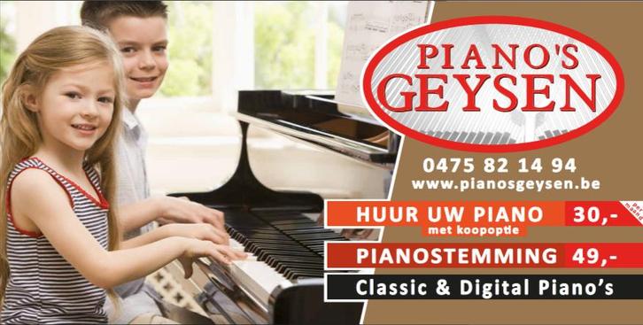 Pianostemming in heel Vlaanderen 49 eu, verplaatsing inbegr., Musique & Instruments, Pianos, Neuf, Piano, Brillant, Envoi