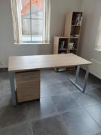 Bureel met aparte ladenblok., Ophalen, Gebruikt, Bureau