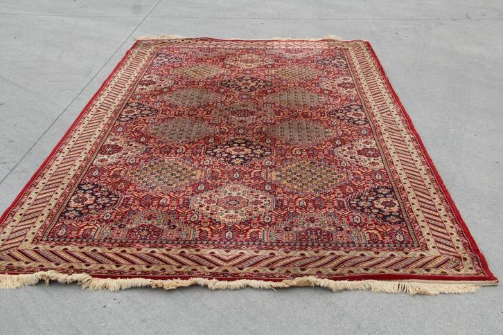 Groot mechanisch wollen tapijt, Antiek en Kunst, Antiek | Tapijten, Tafelkleden en Textiel, Ophalen