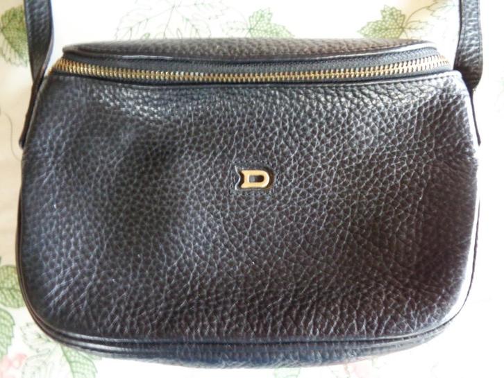 handtas DELVAUX vintage-  jaren '70 - ' 80  schouderriem, Handtassen en Accessoires, Tassen | Damestassen, Gebruikt, Handtas, Zwart