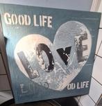 Canvas Good Live Love, Huis en Inrichting, Ophalen of Verzenden, Zo goed als nieuw