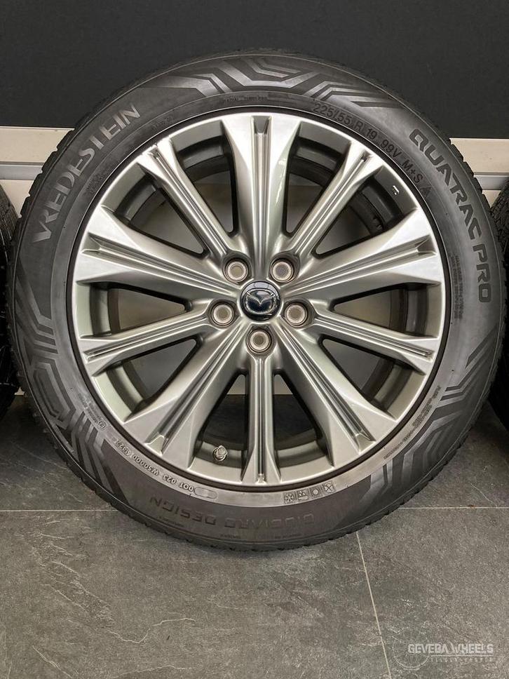 19” originele Mazda CX5 II velgen + allseason banden 5x114.3, Autos : Pièces & Accessoires, Pneus & Jantes, Pneus et Jantes, 4 Saisons