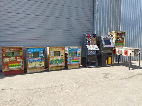 Bingokasten / gokkasten voor decoratie, Verzamelen, Automaten | Gokkasten en Fruitautomaten, Gebruikt, Overige munten, Ophalen