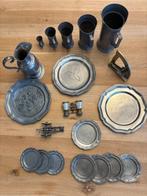 Set tinnen voorwerpen, Ophalen