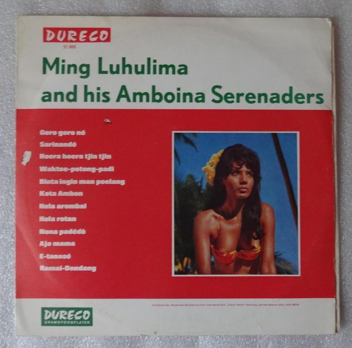 Ming Luhulima And His Amboina Serenaders, Cd's en Dvd's, Vinyl | Wereldmuziek, Aziatisch, Ophalen of Verzenden