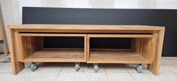 TV-meubel in teak 120*50*40 beschikbaar voor biedingen