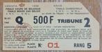 1980 Finale Beker v Belgie Ticket Thor Waterschei Beveren, Ophalen of Verzenden, Gebruikt, Overige typen