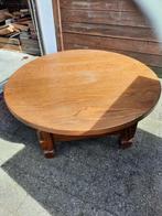 Salon tafel in donker eik, Ophalen, Gebruikt, Klassiek, 50 tot 100 cm