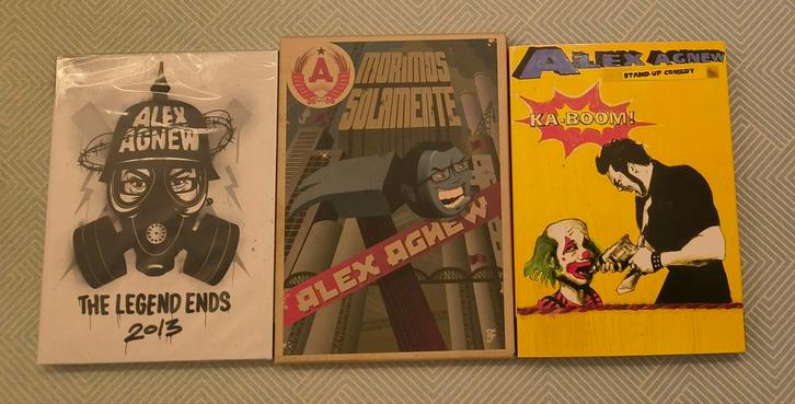 Alex Agnew komiek comedian dvd set, 1 nieuw 2 amper gebruikt, Cd's en Dvd's, Dvd's | Cabaret en Sketches, Nieuw in verpakking