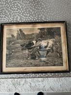 Zeer oude gravure  julien dupre, Enlèvement