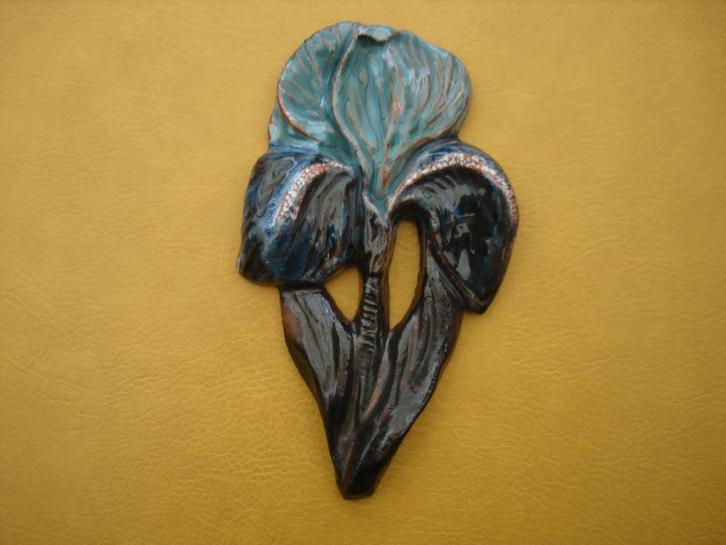 bloem in aardewerk, Antiek en Kunst, Antiek | Keramiek en Aardewerk, Verzenden