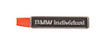  BMW Individual aluminium embleem logo 36137897226 7897226 beschikbaar voor biedingen