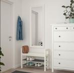 Ikea Toftbyn witte spiegel 52x140 cm als nieuw, 100 tot 150 cm, Ophalen of Verzenden, Zo goed als nieuw, Rechthoekig