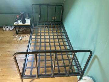 LIT, 90 cm, Gris, Enlèvement, 190 cm ou moins