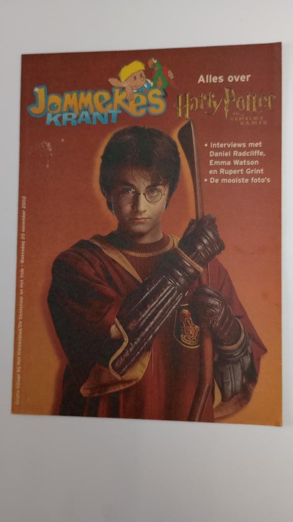 Harry Potter / Jommekeskrant 2002, Verzamelen, Harry Potter, Zo goed als nieuw, Boek of Poster, Ophalen of Verzenden
