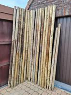Gefreesde ronde houten palen, Tuin en Terras, Palen, Balken en Planken, Nieuw, Palen, Ophalen, 180 tot 250 cm