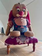 Antieke clown met zitbankje / 50 jaar oud, Antiek en Kunst, Ophalen of Verzenden