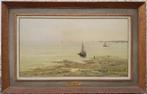 DELPY - Zeilboten op zee - 19e eeuws schilderij, Verzenden