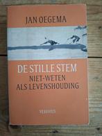 Jan Oegema - De stille stem, Ophalen of Verzenden, Gelezen