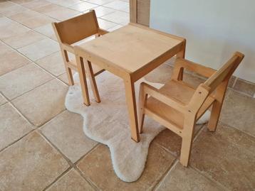 Houten kindermeubelset beschikbaar voor biedingen