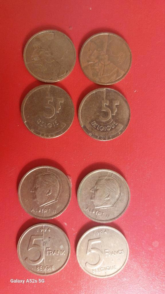 Anciennes pièces belges., Timbres & Monnaies, Monnaies | Belgique, Monnaie en vrac, Métal, Enlèvement ou Envoi