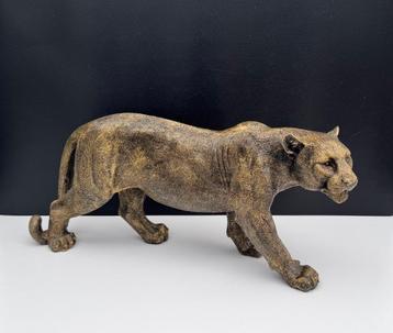 Panter beeld  L 42cm X H 19cm beschikbaar voor biedingen