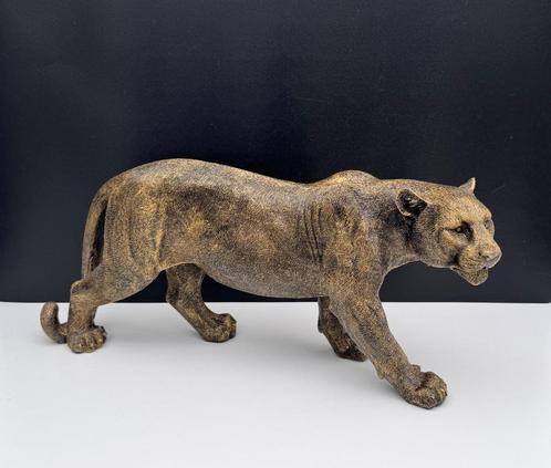 Panter beeld  L 42cm X H 19cm, Verzamelen, Beelden en Beeldjes, Nieuw, Dier, Ophalen of Verzenden