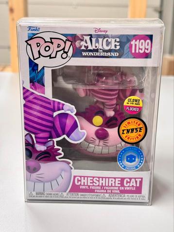 Funko Pop Cheshire Cat Floked Glow #1199 Limited Chase Red