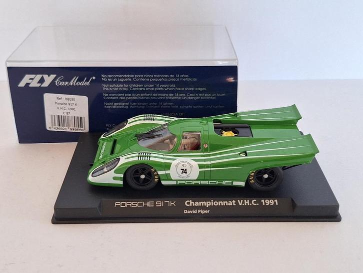 Fly Porsche 917K VHC 1991 Champion David Piper 1991 C87, Kinderen en Baby's, Speelgoed | Racebanen, Nieuw, Racebaan, Elektrisch