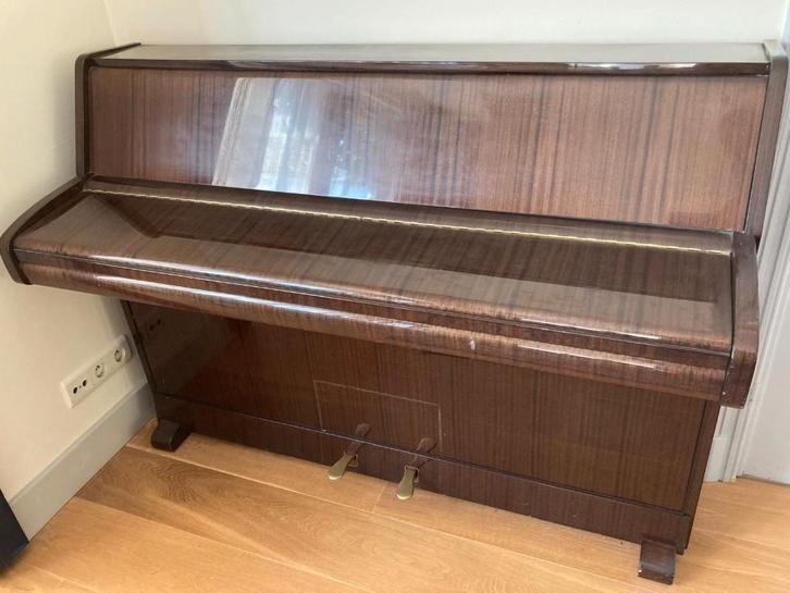 piano droit à vendre, Musique & Instruments, Pianos, Utilisé, Piano, Brun, Enlèvement