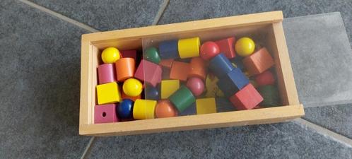 Houten rijgkralen voor peuters, Kinderen en Baby's, Speelgoed | Houten speelgoed, Zo goed als nieuw, Rij- of Hobbelspeelgoed, Ophalen of Verzenden