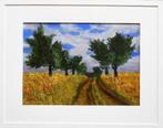 “Landelijk landschap” Schilderij in een lijst, Verzenden