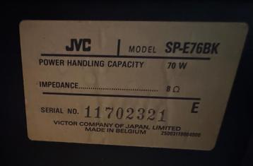 Jvc luidspreker 70 watt beschikbaar voor biedingen