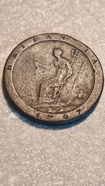 Rare United Kingdom Penny George III 1797 copper  beschikbaar voor biedingen