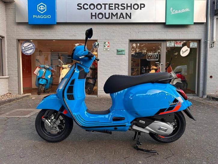 Vespa GTS 125cc SUPER SPORT BLU ECLETTICO DEMO, Fietsen en Brommers, Scooters | Vespa, Gebruikt, Overige modellen, Benzine