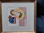 originele tekening van Jeanne Hebbelynck, Antiek en Kunst, Ophalen