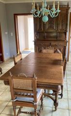 Volledige eetkamer, Huis en Inrichting, Ophalen, Gebruikt, 4 tot 6 stoelen