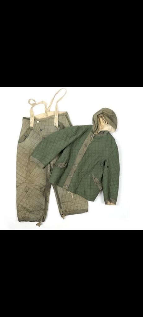 RECHERCHE pantalon matelassé gris - vert allemand ww2, Collections, Objets militaires | Seconde Guerre mondiale, Armée de terre